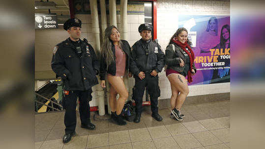 Photos: No Pants Subway Ride 2019...                                         