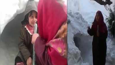 આ નાનકડી છોકરીએ કાશ્મીરમાં હિમવર્ષાનું કર્યું ન્યૂઝ રિપોર્ટિંગ, લોકોએ કરી વાહવાહી