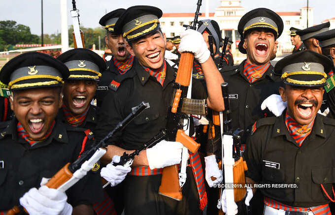 172 officers commissioned as officers of Indian Army