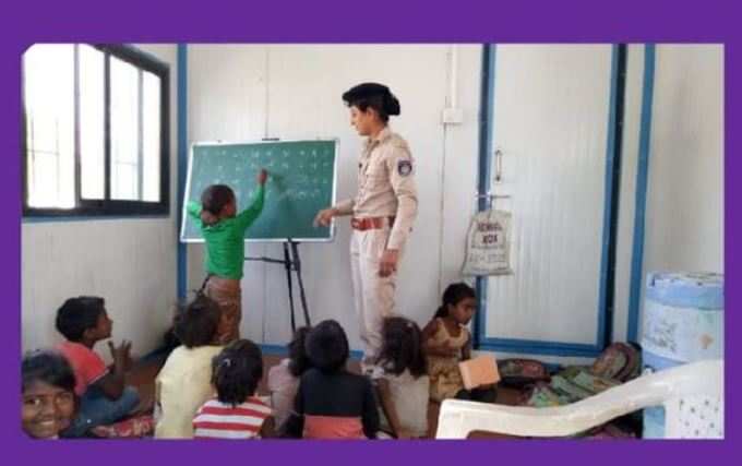 ગરીબ બાળકો માટે ‘પોલીસ પાઠશાળા’