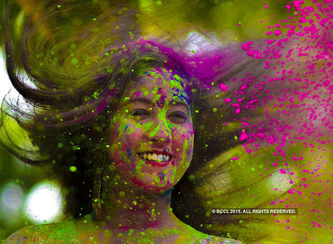 Nation celebrates Holi with great fervour