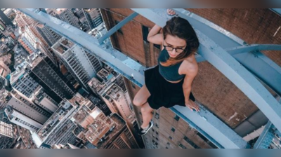દુનિયાના ઊંચા બિલ્ડિંગ્સ પર જઈને ફોટો પડાવે છે આ છોકરી
