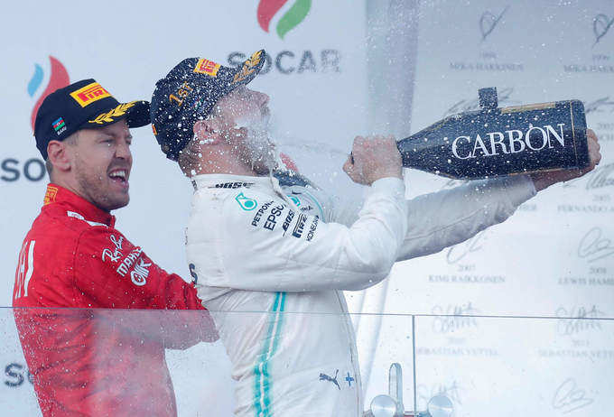 ​Valtteri Bottas wins Azerbaijan Grand Prix 2019​