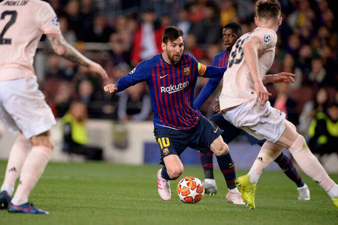 ​Barcelona beat Man Utd 3-0 in Champions League QF​