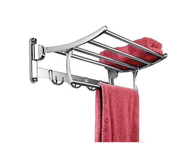 Plantex Pitru Stainless Steel Folding Towel Rack