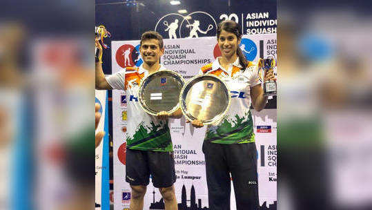 ​Joshna Chinappa and Saurav Ghosal win Asian Individual...                                         