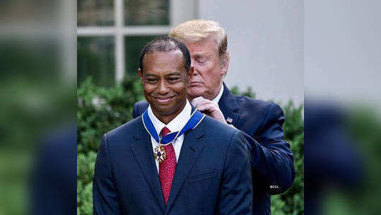 Tiger Woods awarded Presidential Medal of Freedom 