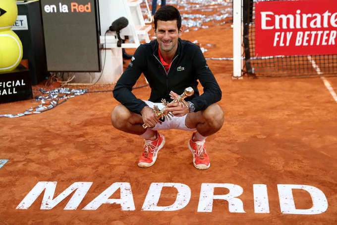 ​Djokovic wins third Madrid Open title​