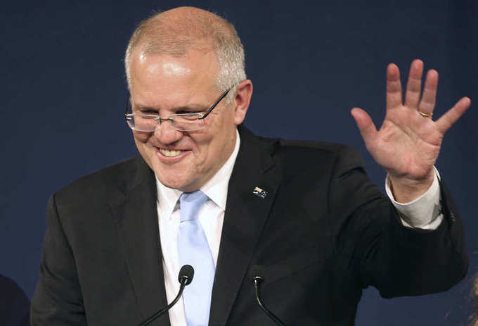 Defying exit polls, Australian PM scores a miracle win