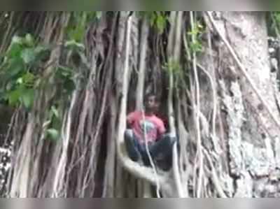 વિડીયોઃ ઓપનિંગ ક્રમમાં ફેરફાર કરવાની માગણી સાથે ઝાડ પર ચડ્યો ફેન