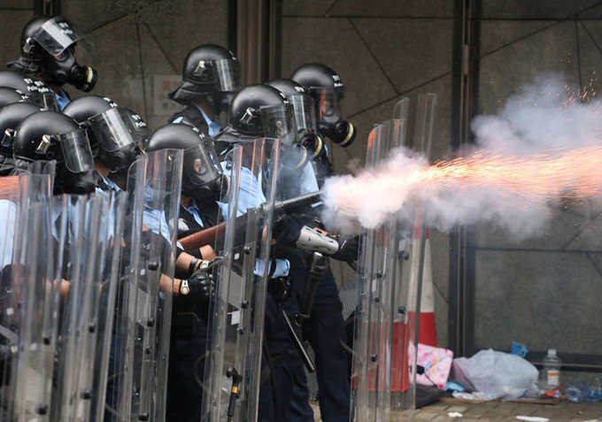 Anti-extradition bill protest turns violent in Hong Kong