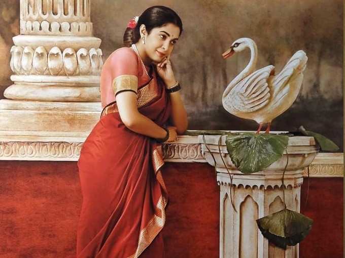 ரவி வர்மா ஓவியமாக மாறிய குஷ்பு, ஸ்ருதி, ஐஸ்வர்யா