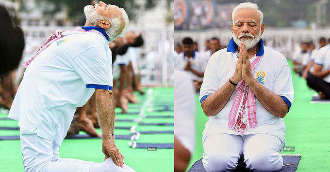 Best pictures from International Yoga Day 2019 as Modi performs asanas