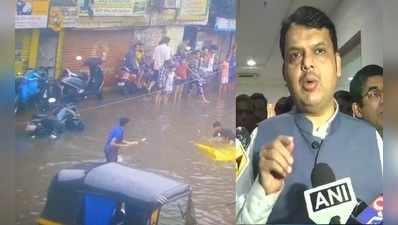 વરસાદે મુંબઈની સ્પીડ પર મારી બ્રેક, રેલવે વ્યવહાર પર અસર, CMએ કહ્યું અમે તૈયાર છીએ