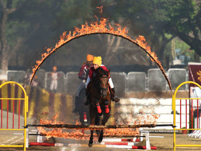 Jaw-dropping stunts at NDA convocation ceremony