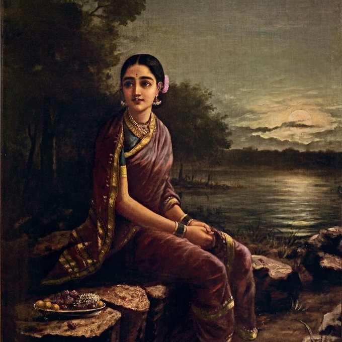 ರವಿ ವರ್ಮನ ಈ ಪೇಂಟಿಂಗ್‌ಗೆ ಜೀವ ತುಂಬಿದ ಶ್ರುತಿ ಹಾಸನ್