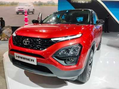 Auto Expo 2020: హై రేంజ్ లో ఉన్న టాటా హ్యారియర్.. అదరగొట్టేస్తుంది