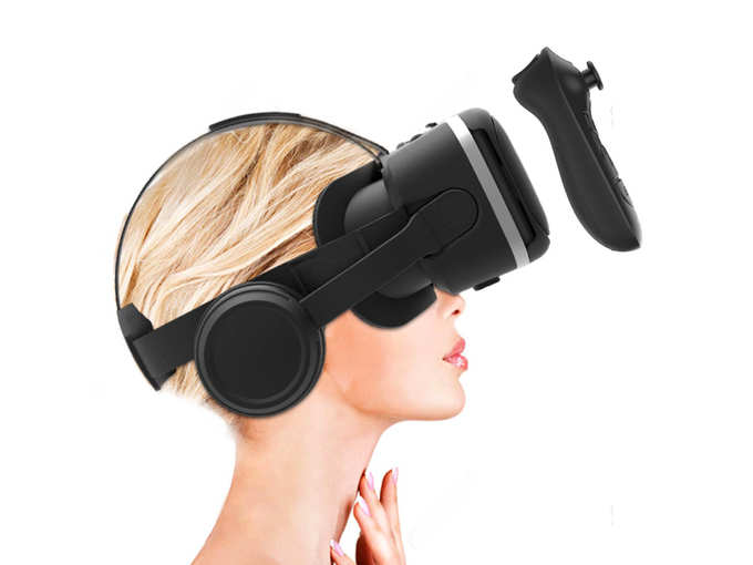 Headset Box with Headphones and VR