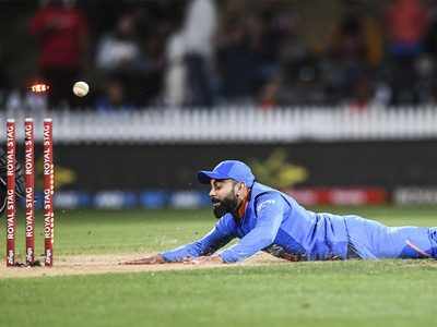 India vs New Zealand: विराट कोहली ने यूं किया निकोल्स को आउट, ICC को याद आए जोंटी रोड्स