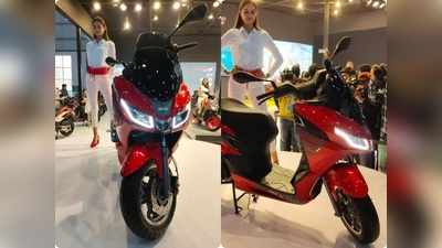 Auto Expo: అచ్చం స్పోర్ట్స్ బైక్ లా మతిపోగొడుతున్న స్కూటర్..