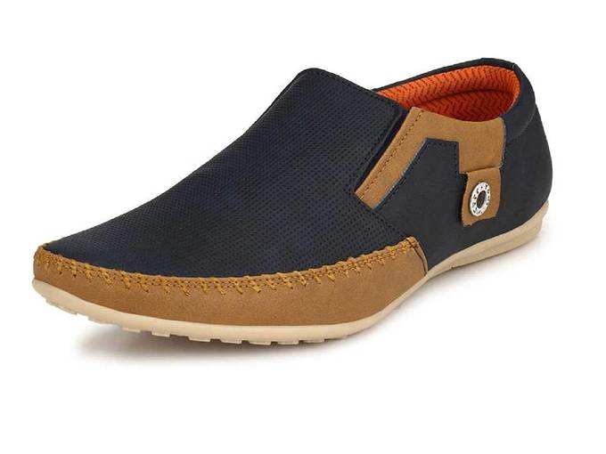 Mens Outdoor Blue Casual Shoes