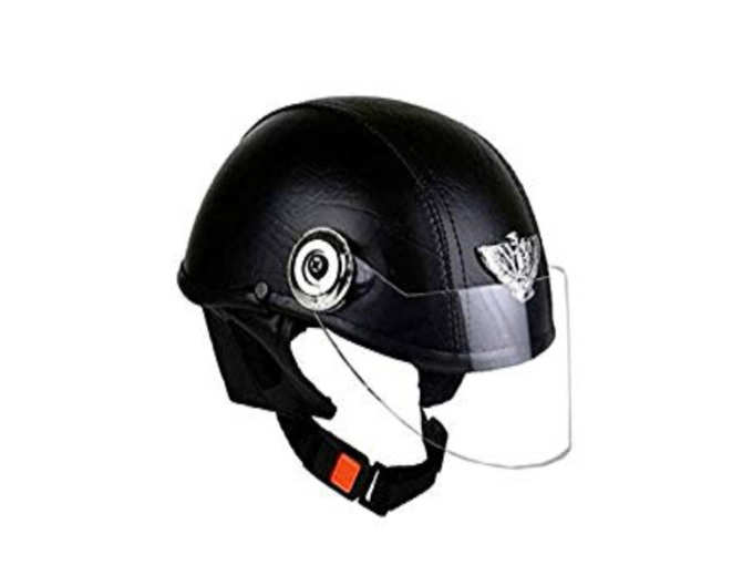 GTB Womens Leather Open Face Helmet