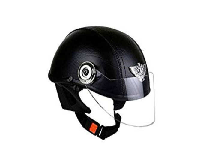 GTB Women&#39;s Leather Open Face Helmet