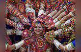 35 Colourful pictures of Navratri celebrations across India