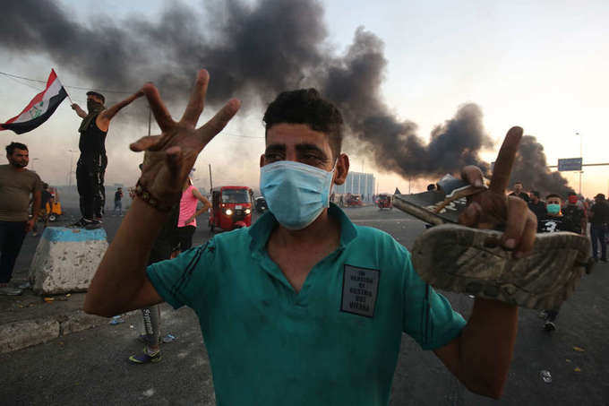 Death toll rises to 104 amid protests across Iraq