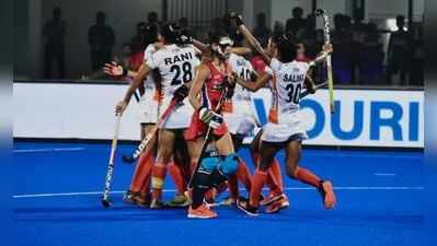 ઓલિમ્પિક ક્વોલિફાયર્સઃ ભારતીય મહિલા હોકી ટીમે અમેરિકાને કચડી નાંખ્યું