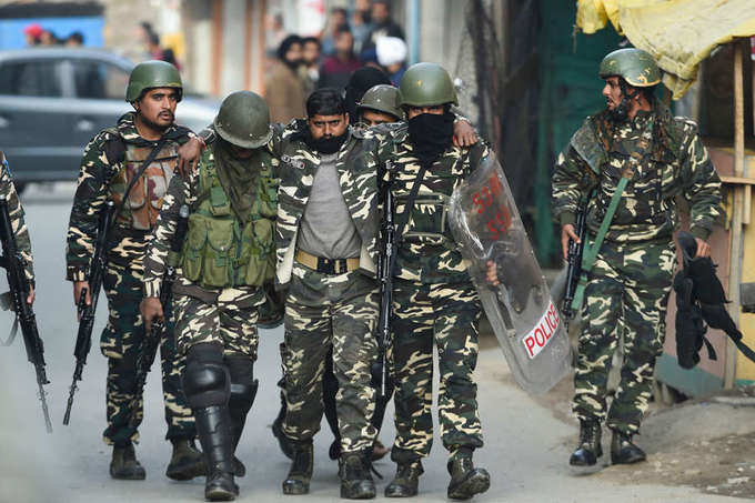 Horrific pictures from the site of Grenade attack in Srinagar