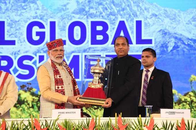 PM Modi attends Global Investors Meet in Dharamshala