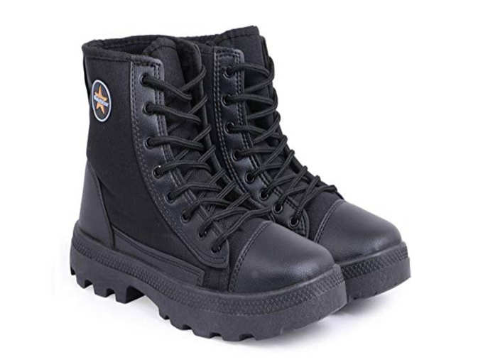 Black Jungle Boots for Men