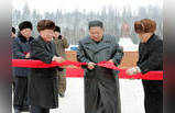 North Korea’s Kim celebrates completion of ‘modern mountainous city’