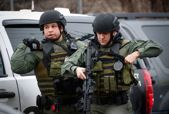 Pictures from the site of deadly mass shooting in New Jersey 