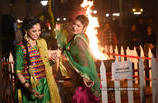 Colourful pictures of Lohri and Makar Sankranti celebrations