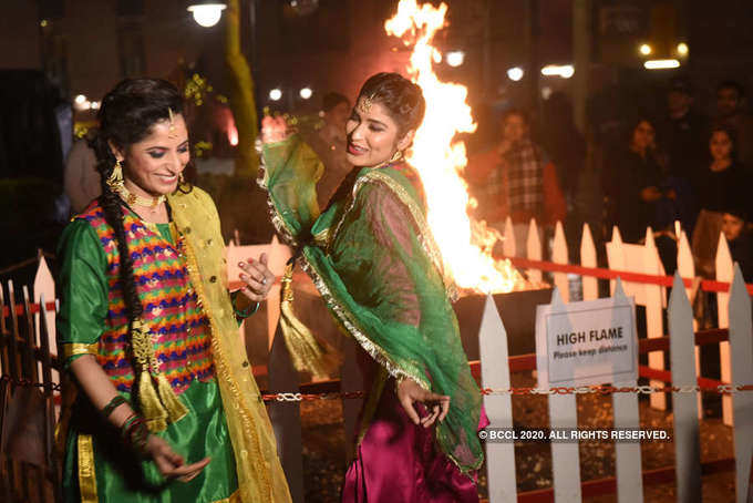 Colourful pictures of Lohri and Makar Sankranti celebrations