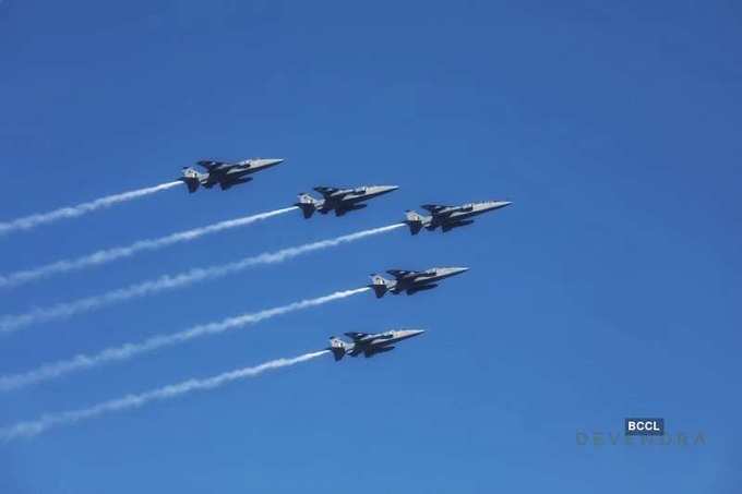 Spectacular photos of flypast by the Indian Air Force during the Republic Day rehearsal