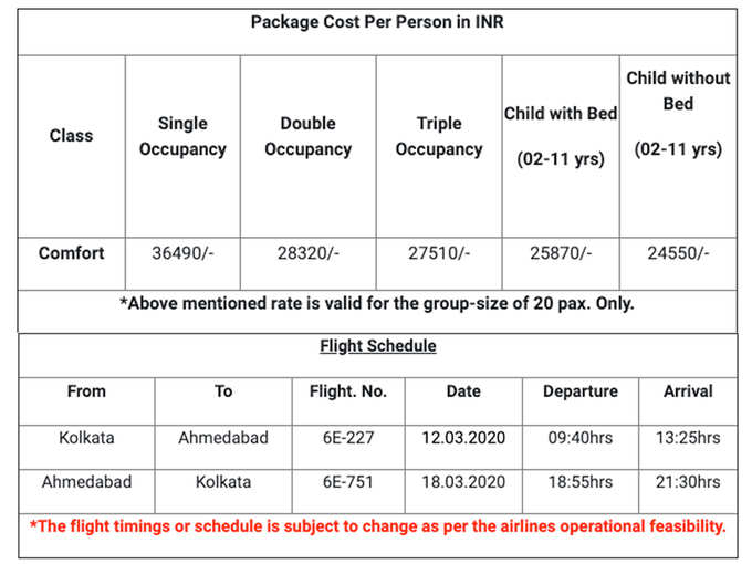 irctc gujarat tour package