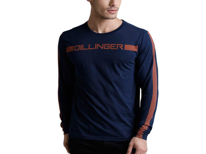 Men&#39;s Full Sleeve Printed T-Shirt