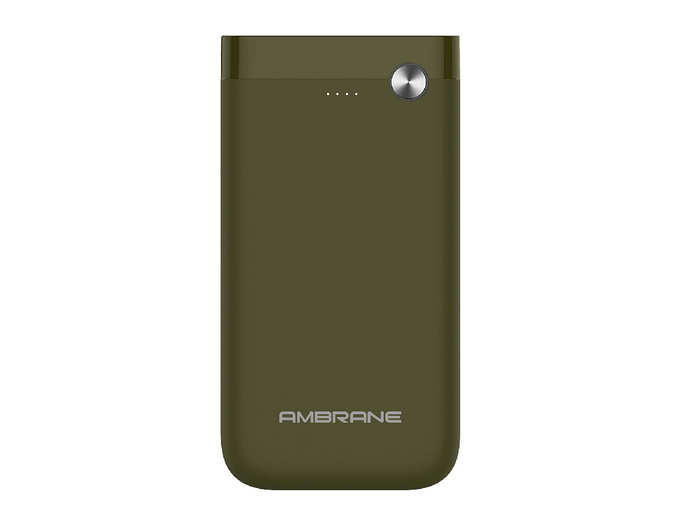 15000mAH Lithium Polymer Power Bank (Olive Green)