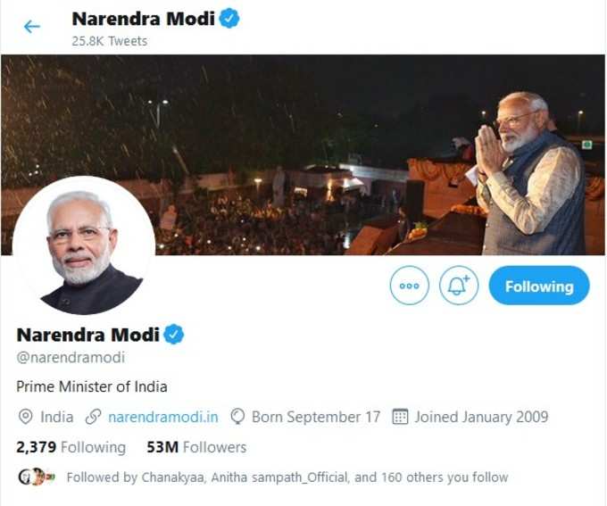 modi twitter