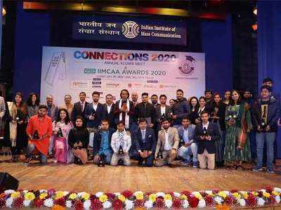 IIMC एलुम्नाई मीट कनेक्शन्स, पत्रकारिता के लिए दिए गए सम्मान