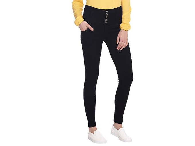 Women Denim Black Jeans