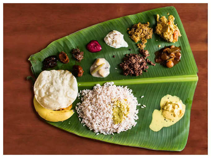 Onam Sadya on Banana Leaf