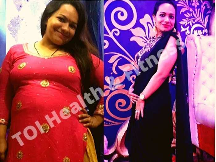 weight loss transformation story how this woman lost 20 kg in 6 months read diet chart