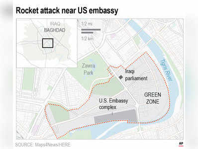 ഇറാഖിലെ അമേരിക്കന്‍ എംബസിക്ക് സമീപം റോക്കറ്റ് ആക്രമണം