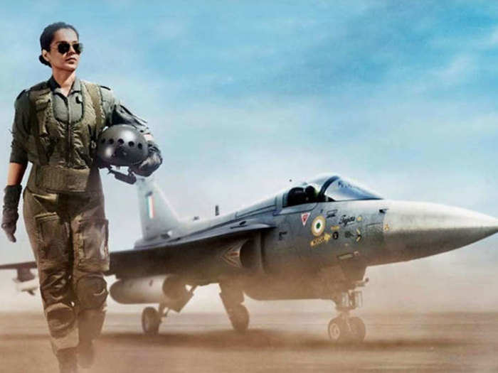 film tejas first look kangana ranaut looks courageous as an indian air force pilot
