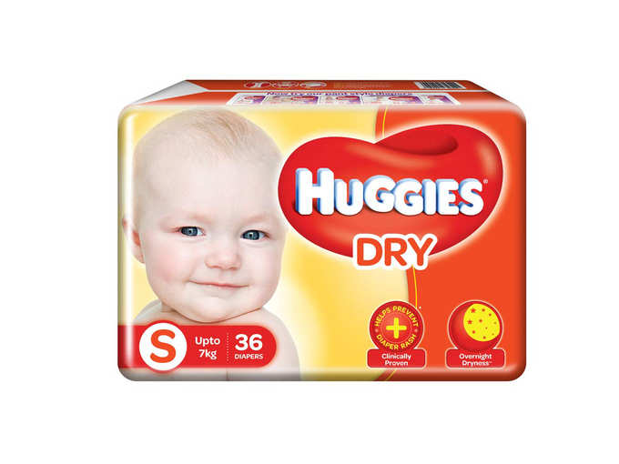 Huggies New Dry Diapers, Small