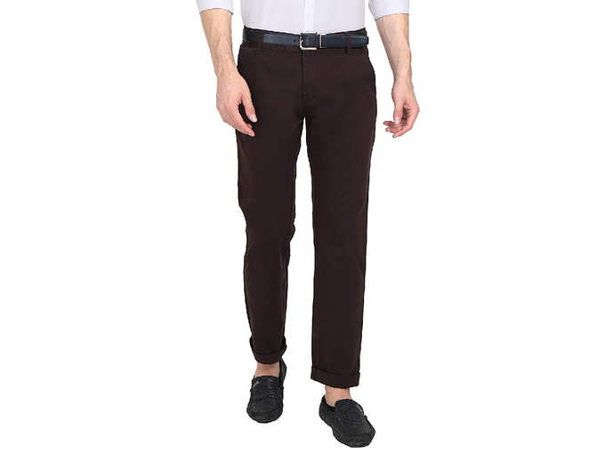 Men&#39;s Pure Cotton Formal Trousers